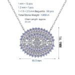S925 Sterling Silver Moissanite Necklace for Women, Rectangular Beveled Oval Pendant, Exquisite and Fashionable Jewelry