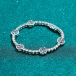 S925 Sterling Silver Bracelet for Women, Pavé Moissanite Clasp Bracelet, Factory Direct Wholesale