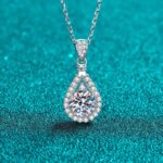 S925 Sterling Silver Necklace for Women, Moissanite Delicate Collarbone Chain, Factory Direct Wholesale