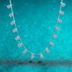 S925 Sterling Silver Necklace Women Starry Sky Full Moissanite Choker Chain
