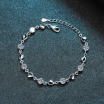 S925 Sterling Silver Moissanite Bracelet Heart Design Women's Fashion Jewelry Factory Direct Wholesale