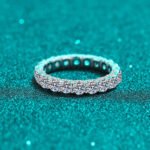 S925 Sterling Silver Ring for Women with Moissanite Cluster, Cuban Style, Factory Direct Wholesale