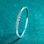 S925 Sterling Silver Bubble Moissanite Bracelet, Fashionable Minimalist Bangle, Gift for Women, Wholesale