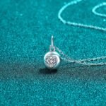 S925 Sterling Silver Moissanite Necklace for Women, Heart-Shaped Pendant, Exquisite Fashion Accessory Gift
