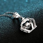 S925 Sterling Silver Crown Pendant Necklace for Women, Moissanite, Layering Chain, Factory Direct Wholesale