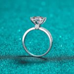 S925 Sterling Silver Ring for Women, Hand Bouquet 3 Carat Moissanite Ring, Factory Direct Wholesale