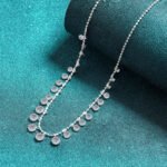 S925 Sterling Silver Moissanite Necklace for Women, Luxury Fashion Jewelry