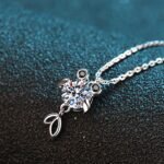 S925 Sterling Silver Moissanite Fish Necklace, Carp Brings Good Luck, Factory Direct