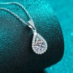 S925 Sterling Silver Necklace for Women, Moissanite Delicate Collarbone Chain, Factory Direct Wholesale