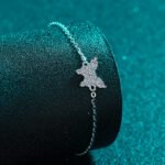 S925 Sterling Silver Moissanite Bracelet for Women Butterfly Sweet Delicate Simple Daily Versatile