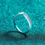 S925 Sterling Silver Moissanite Ring Set