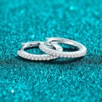 S925 Sterling Silver CZ Ear Cuff Minimalist Full Pave Earrings Fashionable Simple Daily Versatile