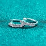 S925 Sterling Silver Earrings for Women, Small Moissanite Stud Earrings, Factory Direct Wholesale