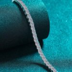 S925 Sterling Silver Moissanite Tennis Necklace for Women, Wholesale