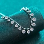S925 Sterling Silver Moissanite Necklace for Women, Luxury Fashion Jewelry