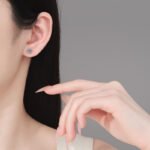 S925 Sterling Silver Moissanite Stud Earrings for Women Six-Claw Screw-Back Earrings Simple Elegant Daily Versatile
