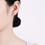 S925 Sterling Silver Earrings for Women, Claw-Set Moissanite Stud Earrings, Simple Style, Factory Direct Wholesale