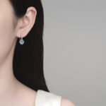 S925 Silver Moissanite Stud Earrings for Women, Exquisite Simple Daily Wear Versatile Premium