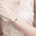 1 Carat Moissanite Bracelet for Women, 925 Silver, Star Around Moon Design