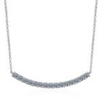S925 Sterling Silver Necklace for Women 90-Point Moissanite Smiley Face Pendant Choker Chain Factory Direct Supply